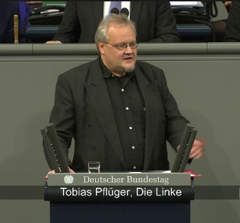 Tobias Pflüger im Bundestag